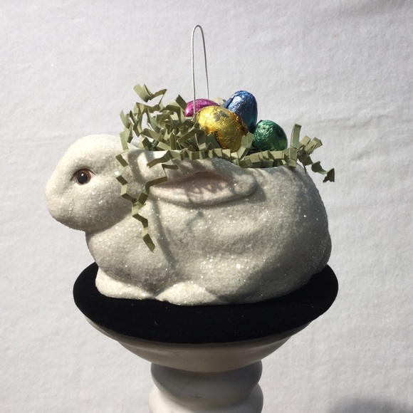 Bethany Lowe Easter Bunny Basket - Picture 5 of 8